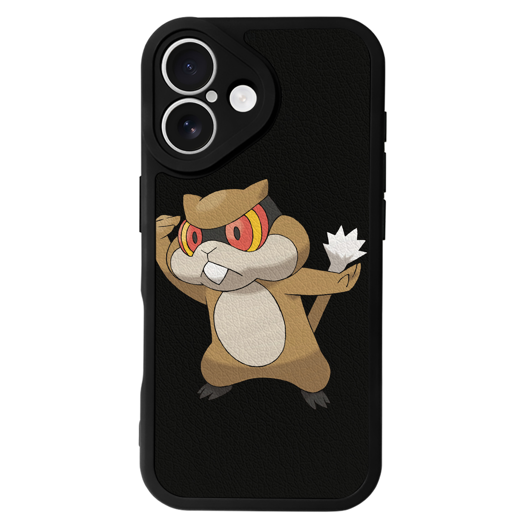 （画像用） ポケットモンスター Pokémon 【iPhone 16シリーズ対応】シリコンスマホケース（レザー調） 材質：シリコン